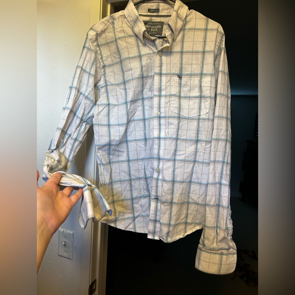 Abercrombie & Fitch Muscle Plaid Shirt